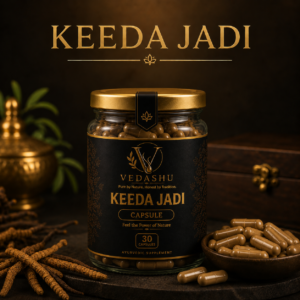 Vedashu Premium Keeda Jadi Capsule – Natural Ayurvedic Wellness Formula